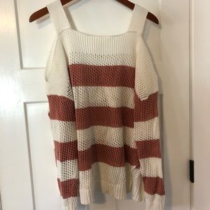 Off the shoulder sweater